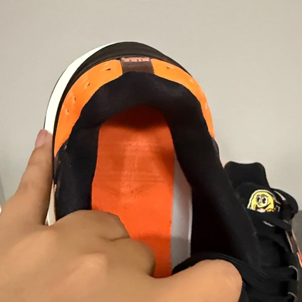 Gently used Nike GT cut version 2 Black and Orange basketball Sneaker Air zoom - Picture 7 of 14